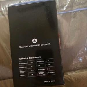 Bluetooth speaker led flame/torch atmosphere